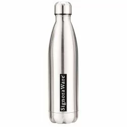 Signoraware Aace Stainless Steel Fridge Water Bottle - Cola, 1 Litre
