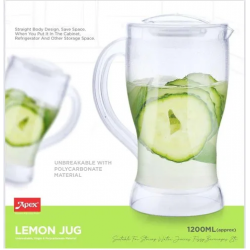 Apex Lemon Jug 1200ml Unbreakable Apex Lemon Jug 1200ml Unbreakable