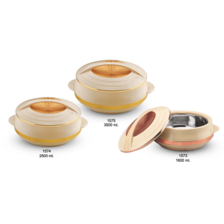 ASIAN Olympic Elite Gold Casserole Non Deluxe Set of 3