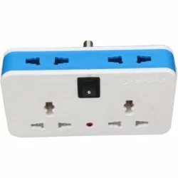 Bajaj 4 Way Multiplug Three Pin Plug