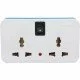 Bajaj 4 Way Multiplug Three Pin Plug