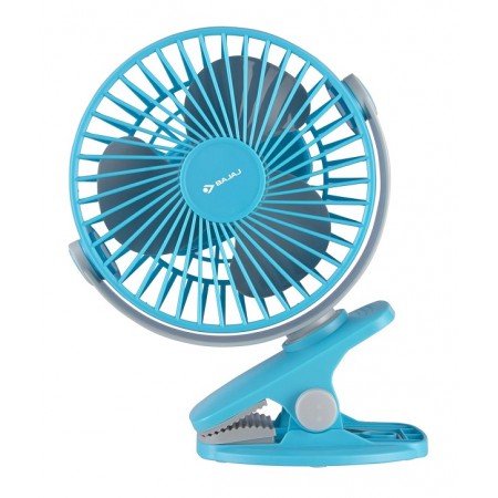 BAJAJ Rechargeable Fan with Multi Functional Clip 110 mm BAJAJ Rechargeable Fan with Multi Functional Clip 110 mm