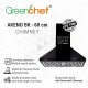 Greenchef Akeno 60cm Chimney BK