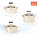 JAYPEE Luxura Klass Casserole 3-Piece Set JAYPEE Luxura Klass Casserole 3-Piece Set