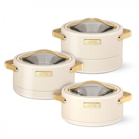 JAYPEE Luxura Klass Casserole 3-Piece Set JAYPEE Luxura Klass Casserole 3-Piece Set