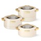 JAYPEE Luxura Klass Casserole 3-Piece Set JAYPEE Luxura Klass Casserole 3-Piece Set