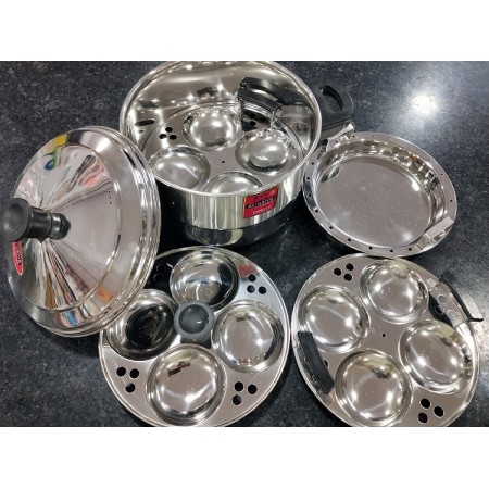 Stainless Steel Idli Cooker 12 Idlis