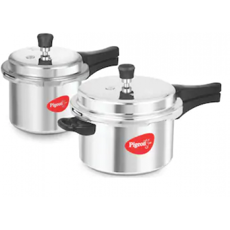 Pigeon Value Combi Pack 3 and 5 Liter Pressure cooker