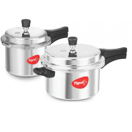 Pigeon Value Combi Pack 3 and 5 Liter Pressure cooker Pigeon Value Combi Pack 3 and 5 Liter Pressure cooker