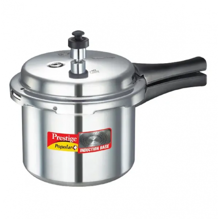 Prestige 5.5 Liter Popular Plus Pressure Cooker Induction Base