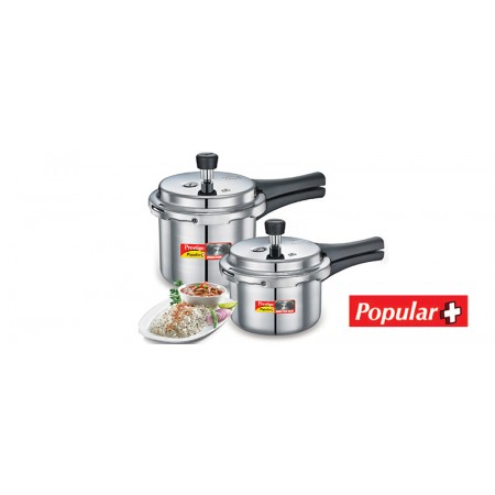 Prestige Popular Plus Pressure Cookers 3 Litre + 1.5 Liter Combo Offer