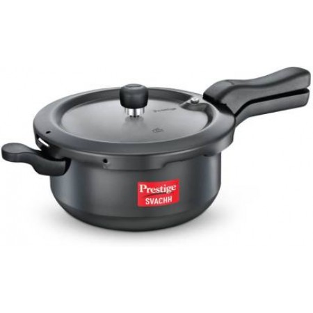 Prestige Svachh 3.5 L Induction Bottom Pressure Cooker  (Hard Anodized)