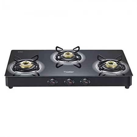 Prestige Royale Plus Schott Glass 3 Burner Gas Stove Prestige Royale Plus Schott Glass 3 Burner Gas Stove