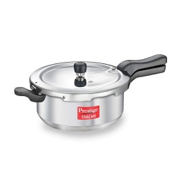 Prestige Svachh Aluminium Senior deep Pan Pressure Cooker, 5L Prestige Svachh Aluminium Senior deep Pan Pressure Cooker, 5L