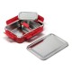 Signoraware All Steel Small Lunch Box RED
