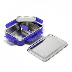 Signoraware All Steel Small Lunch Box Signoraware All Steel Small Lunch Box