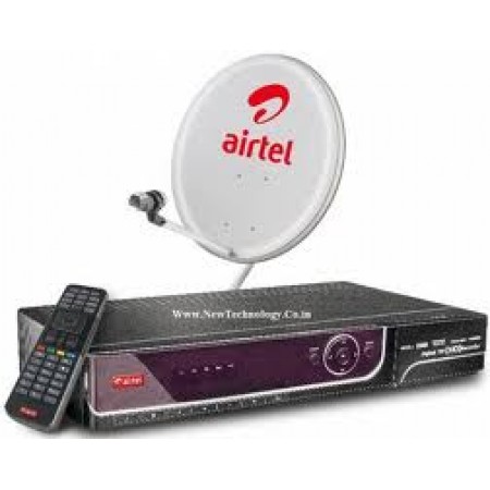Airtel Digital TV Standard Box With One Month Free Subscription Pendrive Recording Option