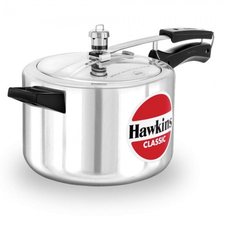 Hawkins Classic Pressure Cooker, 5 Litre, CL50