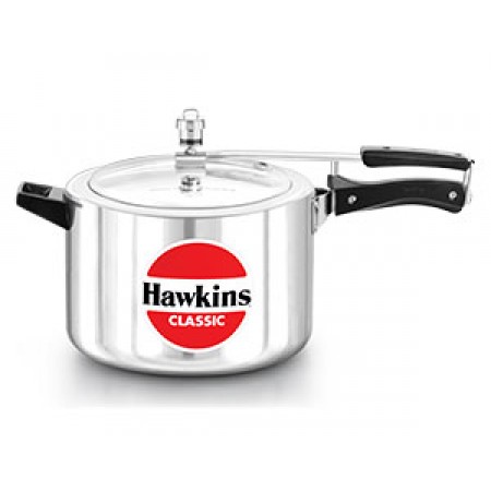Hawkins Classic Pressure Cooker Wide, 8 Litre,CL8W