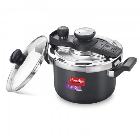 Prestige Svachh 20240 3 L Hard Anodised Pressure Cooker with deep lid 