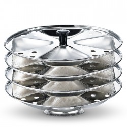 Prestige Triangle Shaped 4 Plates Idli Set Dia 195mm Prestige Triangle Shaped 4 Plates Idli Set Dia 195mm