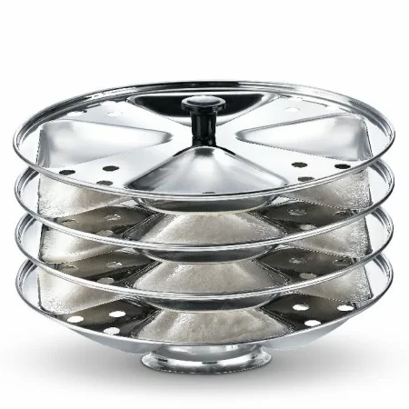 Prestige Triangle Shaped 4 Plates Idli Set Dia 195mm Prestige Triangle Shaped 4 Plates Idli Set Dia 195mm
