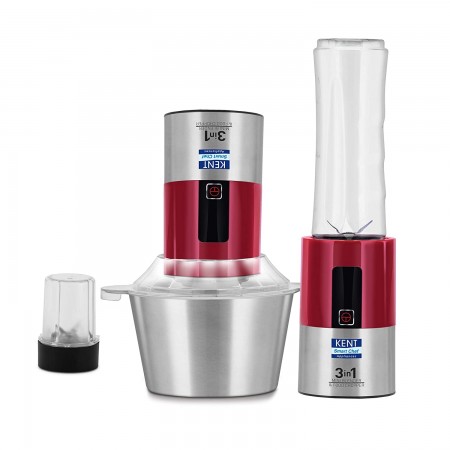 Kent 16028 300-Watt 3-in-1 Mini Blender and Food Chopper with 3 Jars