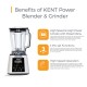 Kent 16027 2500-Watt Digital Power Blender with Jar