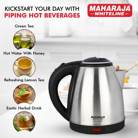 Maharaja Whiteline Viva smart 1500watt Electric Kettle,1.5 Litre