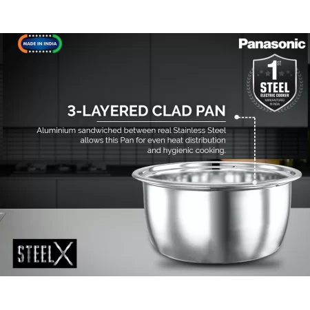Panasonic Stainless Steel Electric Rice Cooker SR-G18 SUS Panasonic Stainless Steel Electric Rice Cooker SR-G18 SUS