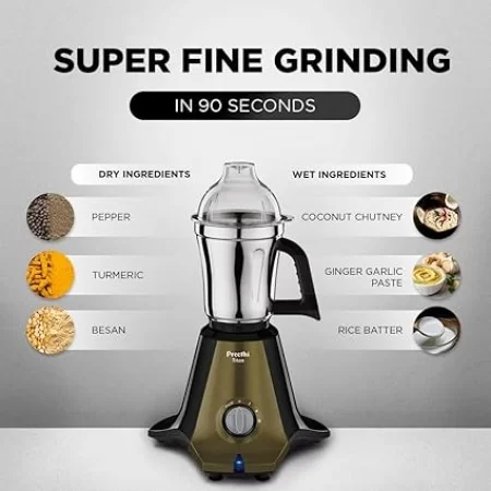 PREETHI MIXER GRINDER 1000 WATTS 110 VOLTS FOR USA CANADA PREETHI MIXER GRINDER 1000 WATTS 110 VOLTS FOR USA CANADA