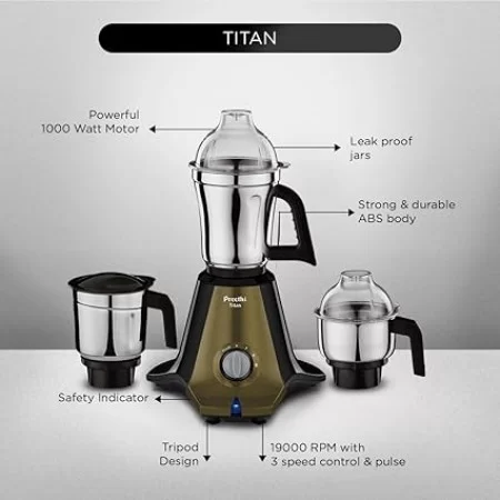 PREETHI MIXER GRINDER 1000 WATTS 110 VOLTS FOR USA CANADA PREETHI MIXER GRINDER 1000 WATTS 110 VOLTS FOR USA CANADA