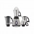 Preethi Steel Supreme MG-208 Mixer Grinder, 750W, 4 Jars (Silver/ Black)