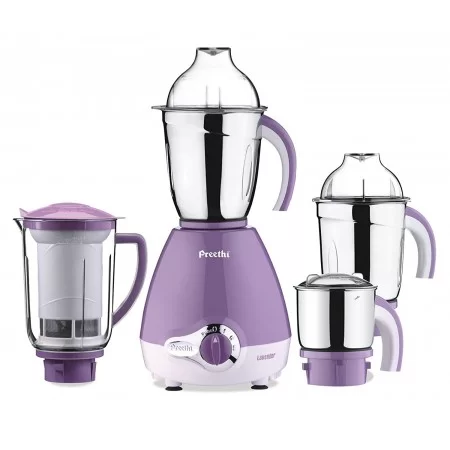 Preethi Lavender Pro 600-Watt Mixer Grinder (White/Purple) Preethi Lavender Pro 600-Watt Mixer Grinder (White/Purple)
