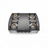 Preethi Blu Flame Glass Top 4 Burner Gas Stove, Manual Ignition
