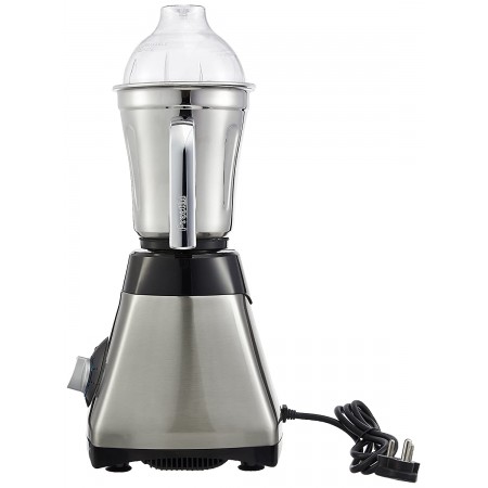 Preethi Steel Supreme MG-208 Mixer Grinder, 750W, 4 Jars (Silver/ Black)