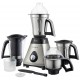 Preethi Steel Supreme MG-208 Mixer Grinder, 750W, 4 Jars (Silver/ Black)