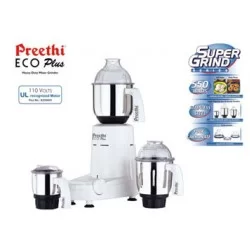 Preethi Eco Plus 110 Volts Mixer Grinder  For USA CANADA