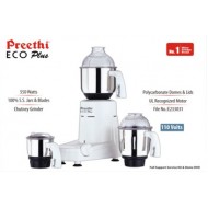 Preethi Eco Plus 110 Volts Mixer Grinder  For USA CANADA Preethi Eco Plus 110 Volts Mixer Grinder  For USA CANADA