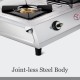 Preethi Gas Stove Stainless Steel Elda 2 Burner