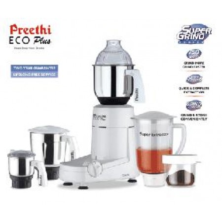 Preethi Eco Plus 750 Watts Heavy duty Mixer Grinder