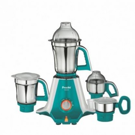 Preethi Aries MG 216 750 W Mixer Grinder  (Green, 4 Jars)