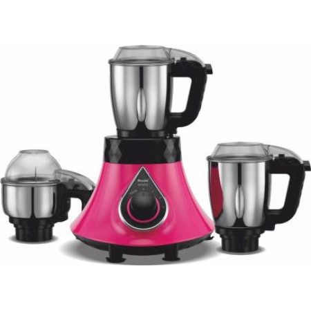 Preethi Mystic MG238 750 W Mixer Grinder (Pink, 3 Jars)