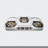 Preethi Topaz 3 Burner Stainless Steel Gas Stove