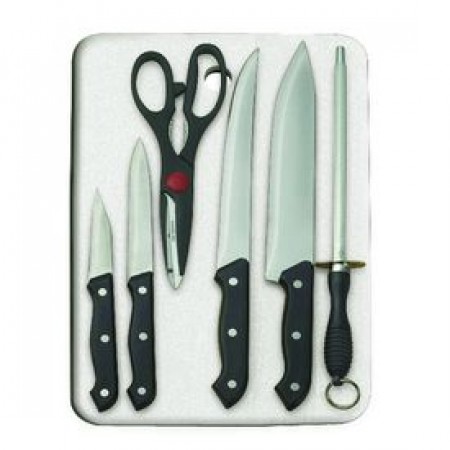 Prestige 7 Pic Knife and Cutting Board Set