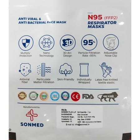 SONMED N95 N95 Mask! Non-Respiratory