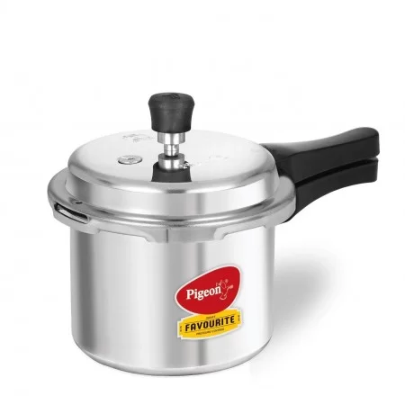 Pigeon by Stovekraft Favourite Aluminium Pressure Cooker 3 Litres Pigeon by Stovekraft Favourite Aluminium Pressure Cooker 3 Litres