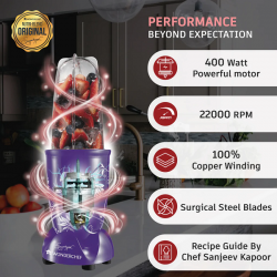 Wonderchef Nutri Blend Mixer Grinder Purple color Wonderchef Nutri Blend Mixer Grinder Purple color